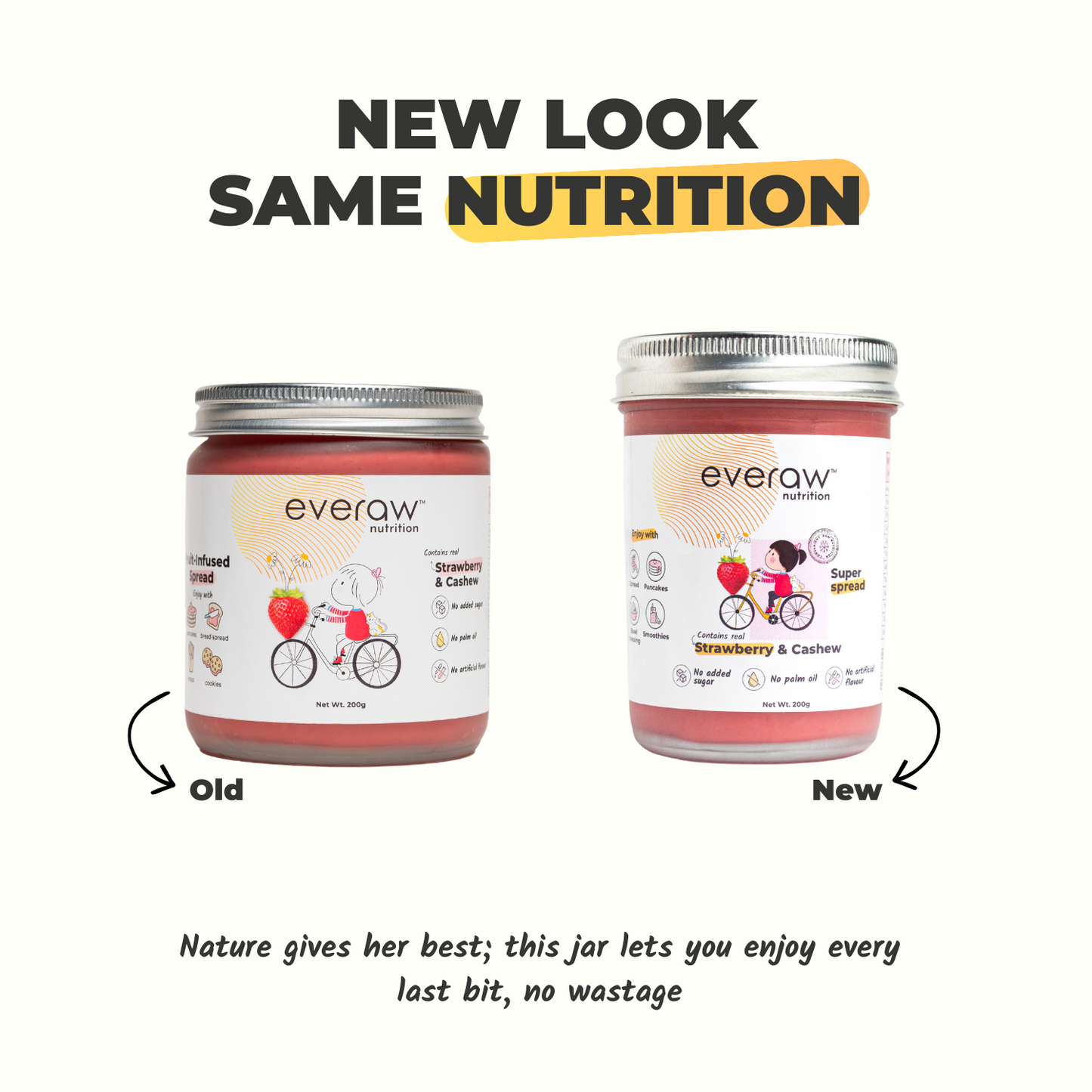 strawberry spread for kids no artificial color natural pink
