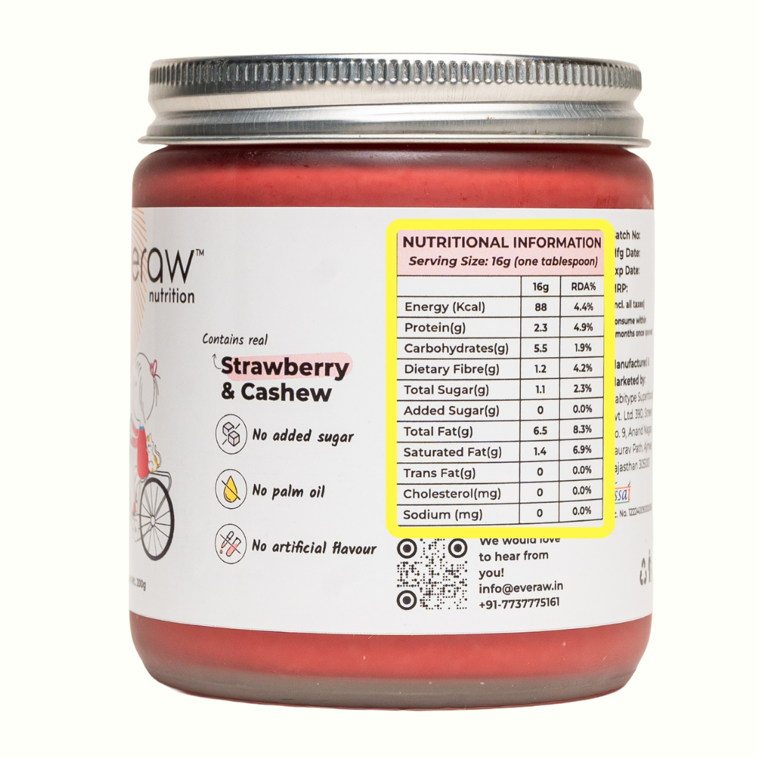 Strawberry Cashew Butter