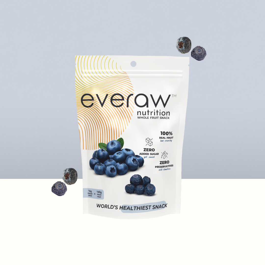 freeze dried blueberry whole fruit snack antioxidant rich no sugar
