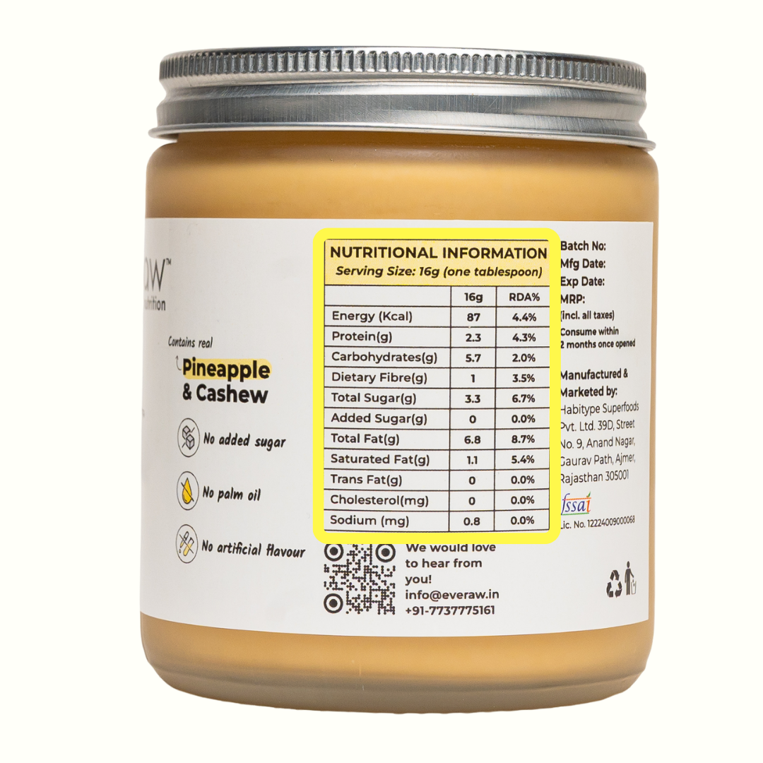 Pineapple Cashew Butter