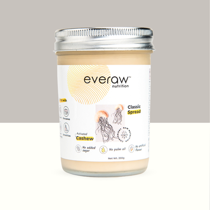 activated cashew butter jar 200g no added sugar no palm oil
