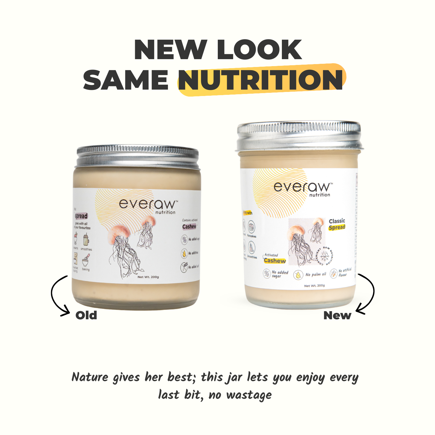 cashew butter smooth creamy plant based spread for kids