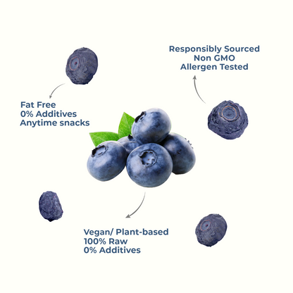 freeze dried blueberry benefits antioxidants fiber brain food
