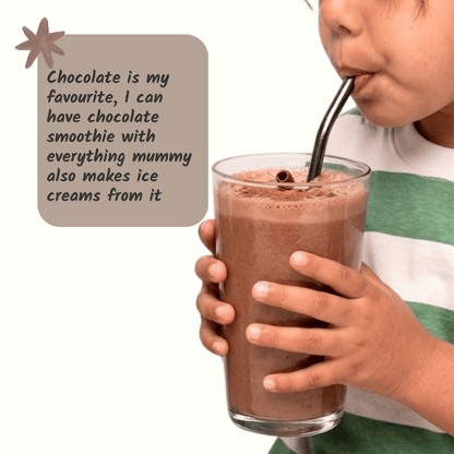 Everaw Brown freeze dried Super Smoothie mix for an everyday healthy smoothie, real fruit nutrition on the go loved by kids and adults, no added sugar and no prep
