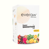 Everaw Super Smoothie Mix Pack of 5, freeze dried fruit smoothie sachets with no added sugar, just tear shake and drink for a healthy 30 second smoothie
