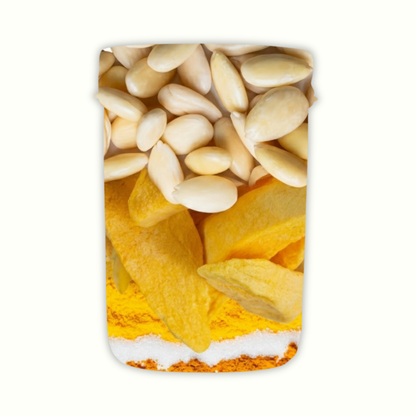 Everaw Mango Almond Butter ingredient breakdown, real mango and almonds and nothing artificial, high protein clean label spread