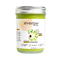 Everaw Matcha Coconut Butter jar, clean label nut and fruit spread made with Japanese matcha and coconut, no added sugar, no palm oil and no preservatives